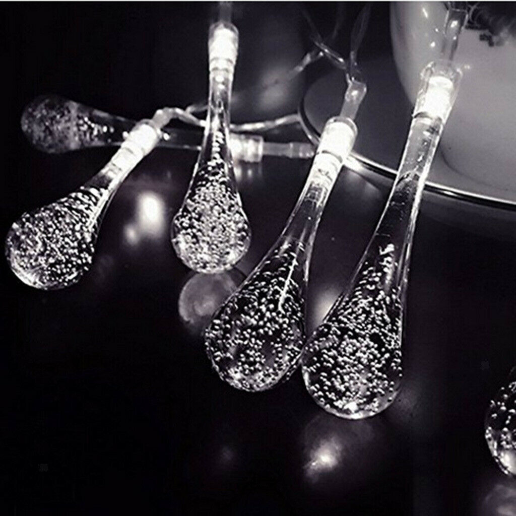 Solar LED String Fariy Light Christmas Festive Decors IP44Waterproof White