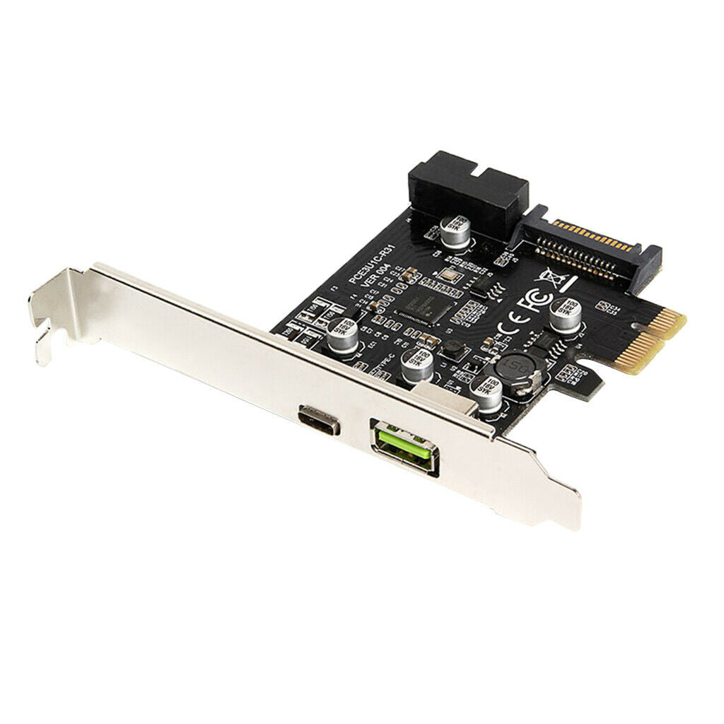 USB 3.1   Card 1x USB C 1x USB A Internal 19-pin USB Header