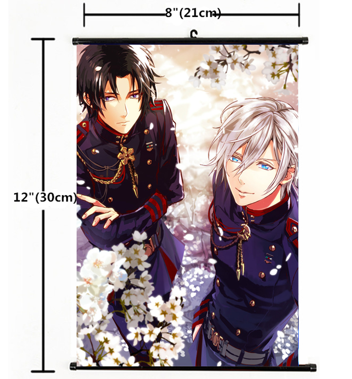 Hot Japan Anime Seraph of the end Wall Poster Scroll Home Decor 1269