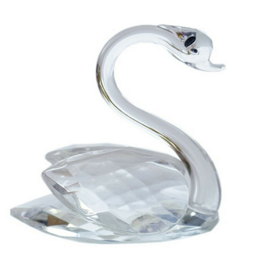 Artificial Crystal Rhinestone Swan Table Centerpieces in Package Box 2.56 x 2.36