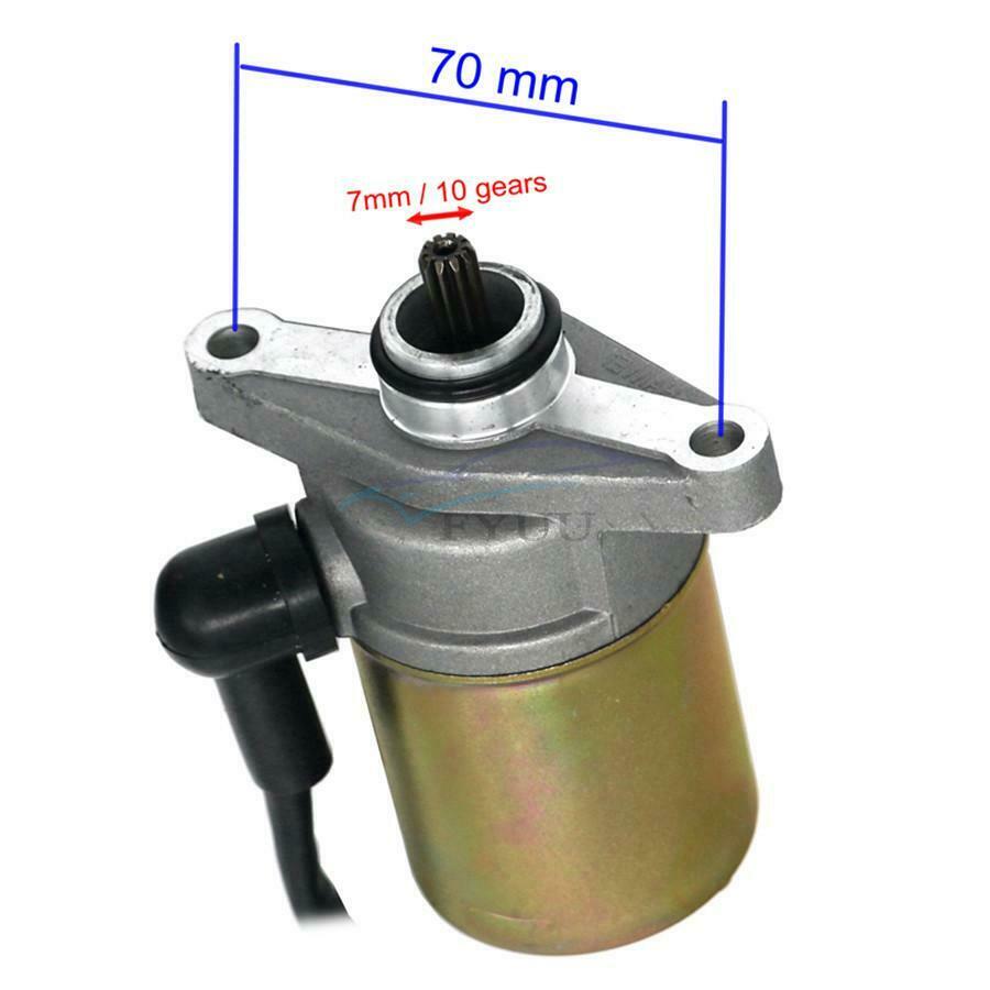 1Set Copper 10 Teeth Starting Motor For Street Bike\Scooters ATV\Dirt Bike\Quad