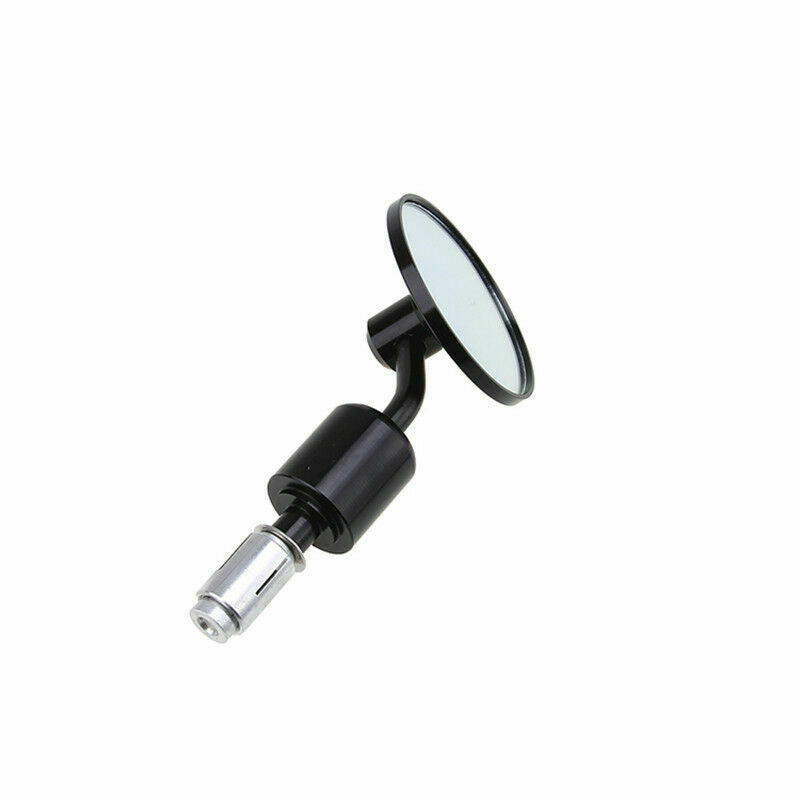 Universal Black Aluminum 7/8" 22mm Bar End Side Rearview Mirrors Motorcycle