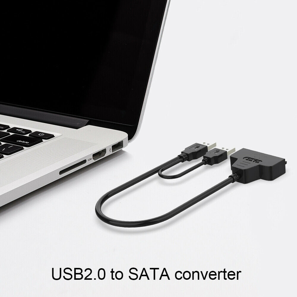 Data Converter Cable Easy Drive Line USB2.0 Sata To 7 + 15 Line To SATA  LIN