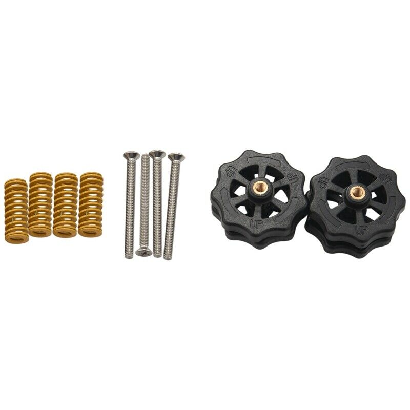 4Pcs Hand Twist Leveling Nut+4Pcs Hot Bed Light Load Compression Mould Die SpsI7