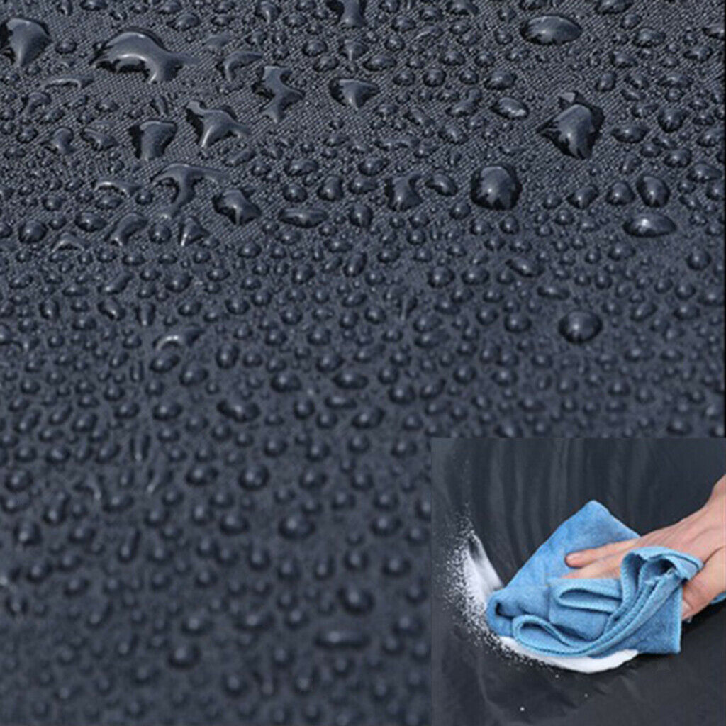 Full Car Cover Breathable Dustproof Windproof for Sedan Wagon 1 Layer Black