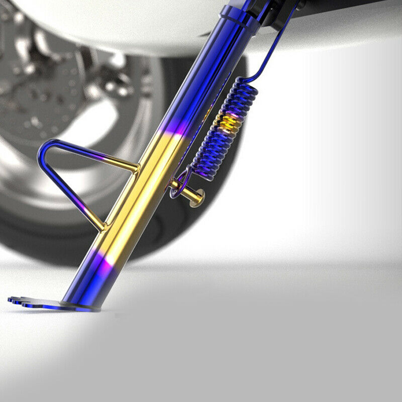 Motorcycle Scooter Bikes Stainless Steel Foot Side Stand Leg Kickstand Universal
