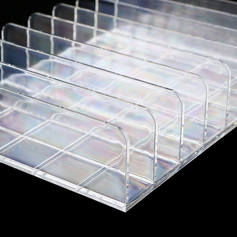 8Grid Eyeshadow Compact Organizer Divider Makeup Storage Box Slot Cosmetics C KX