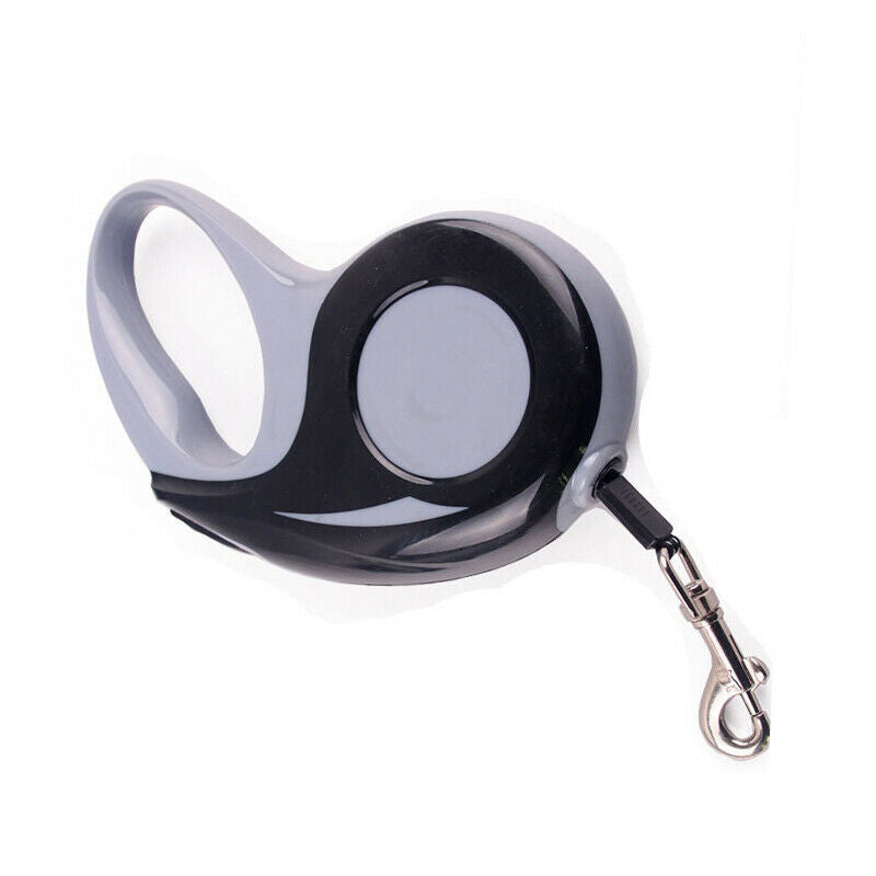 5M Automatic Retractable Pet Dog cat Leash Traction Rope Lead Chain Rope Black