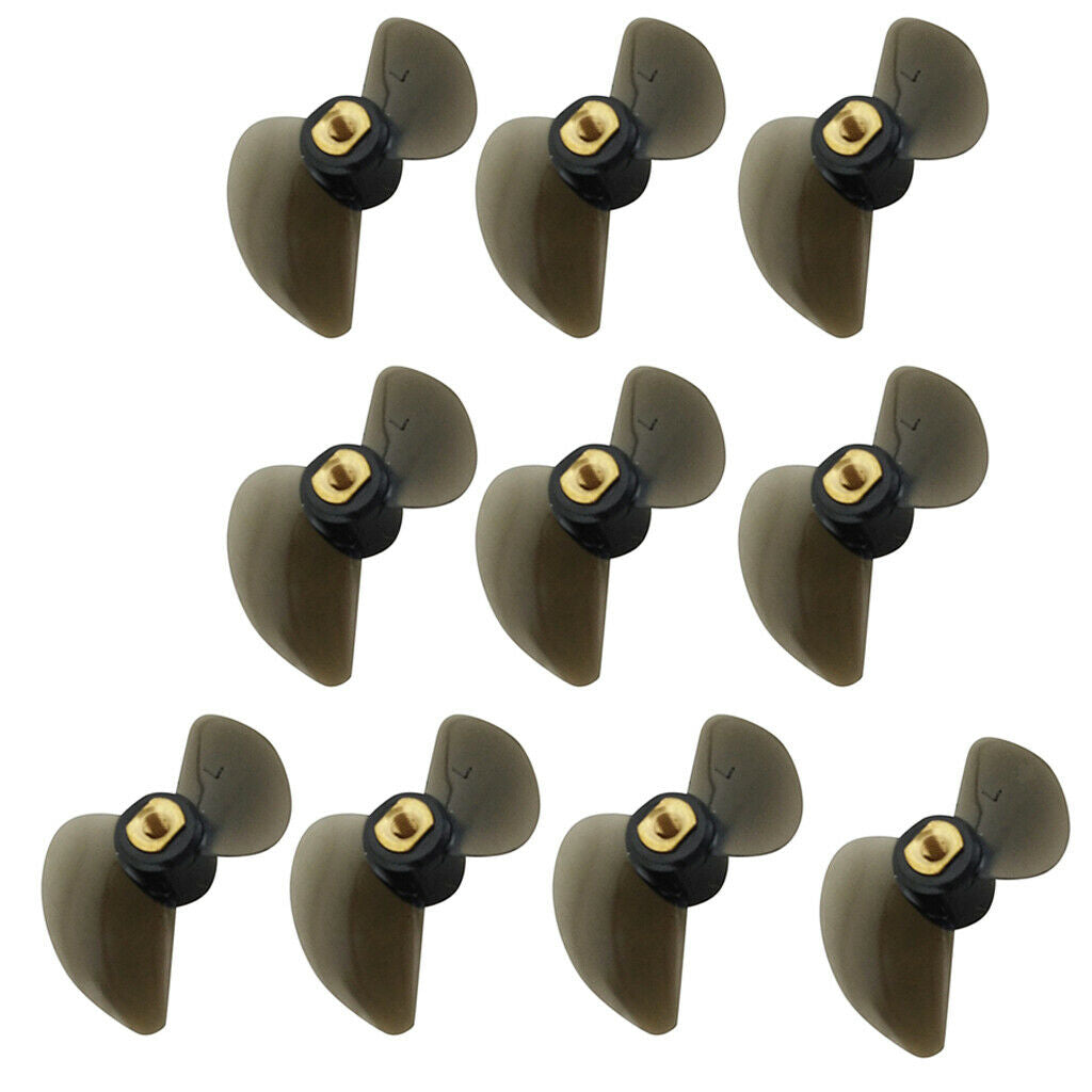 10 Pieces RC Boat Propeller Props For UDI001 - Repair Upgrade Parts