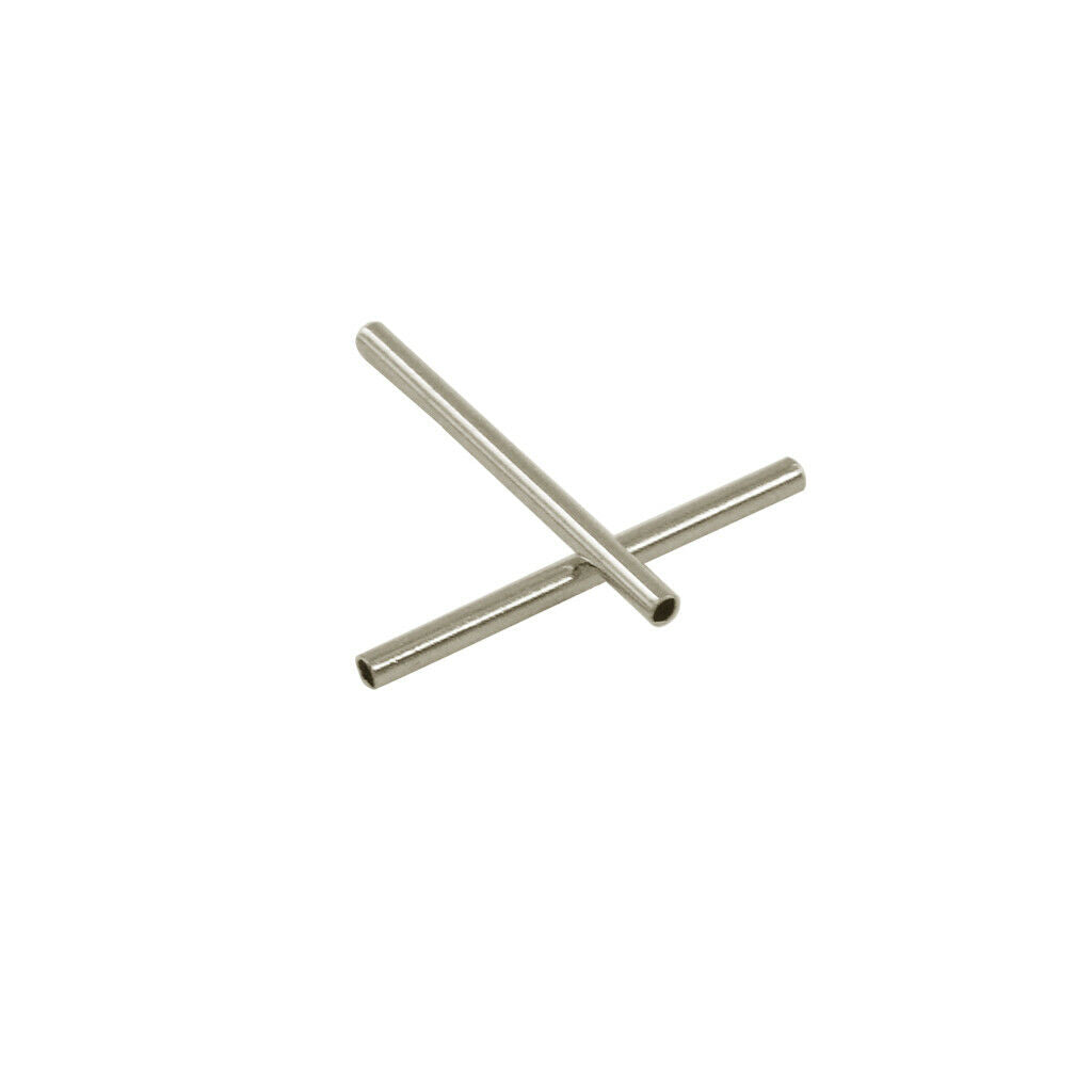 50Pcs Brass Smooth Straight Tube Spacer Beads For Jewelry Making Roses