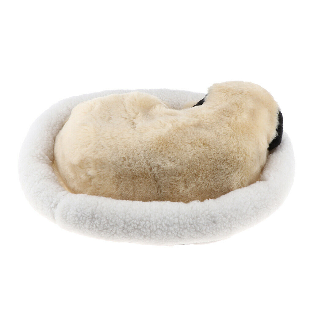 Simulation Dog with Breath Stuffed Animal Ornament Home Decor Pug