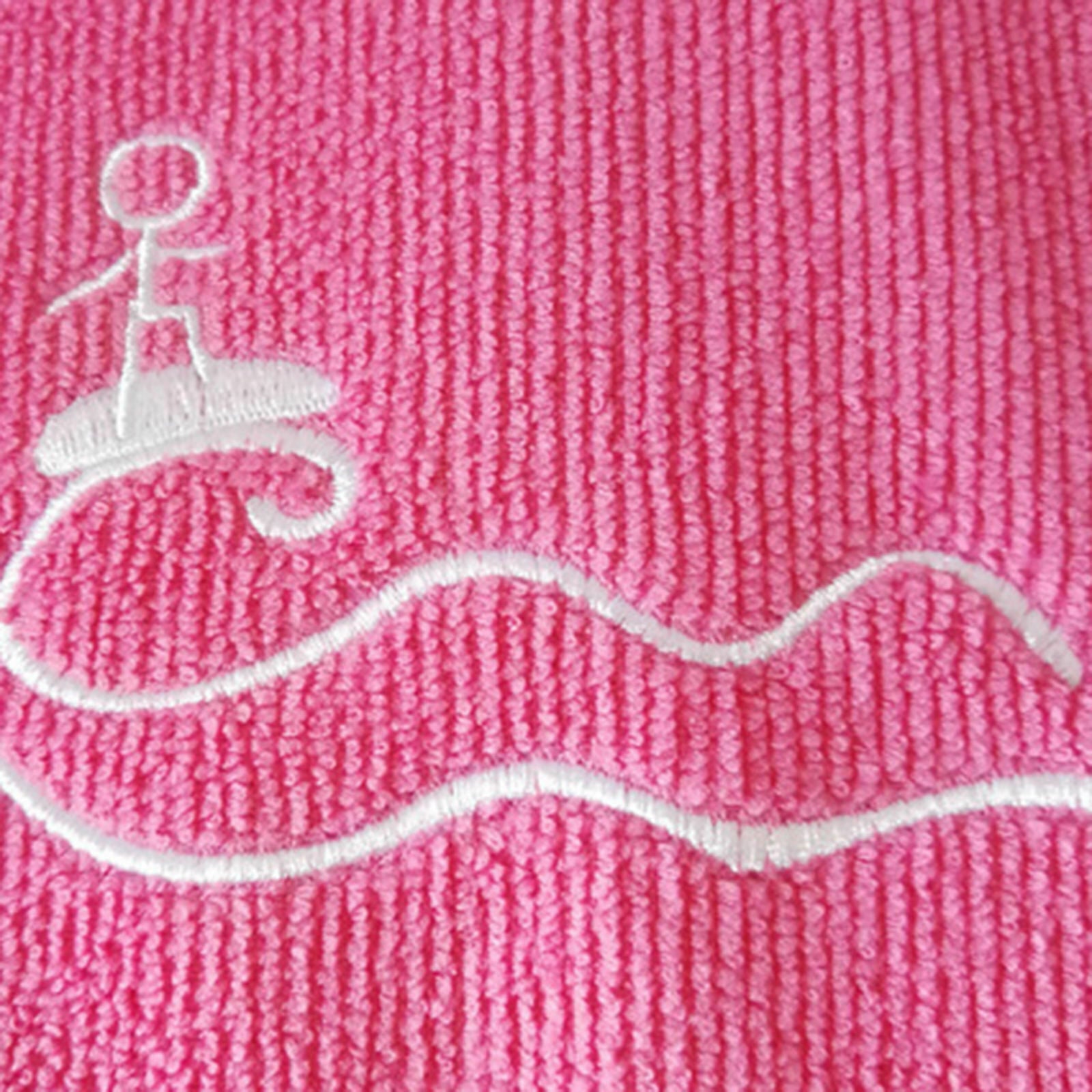 Surf Poncho Change Robe Wetsuit Towel Outdoor Sports Men Women Rose Red