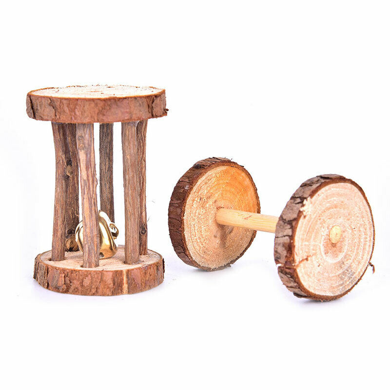 5Pcs/set Natural Wooden Rabbits Toys Chew Toys for Small Pet Molars SuppliesBIA