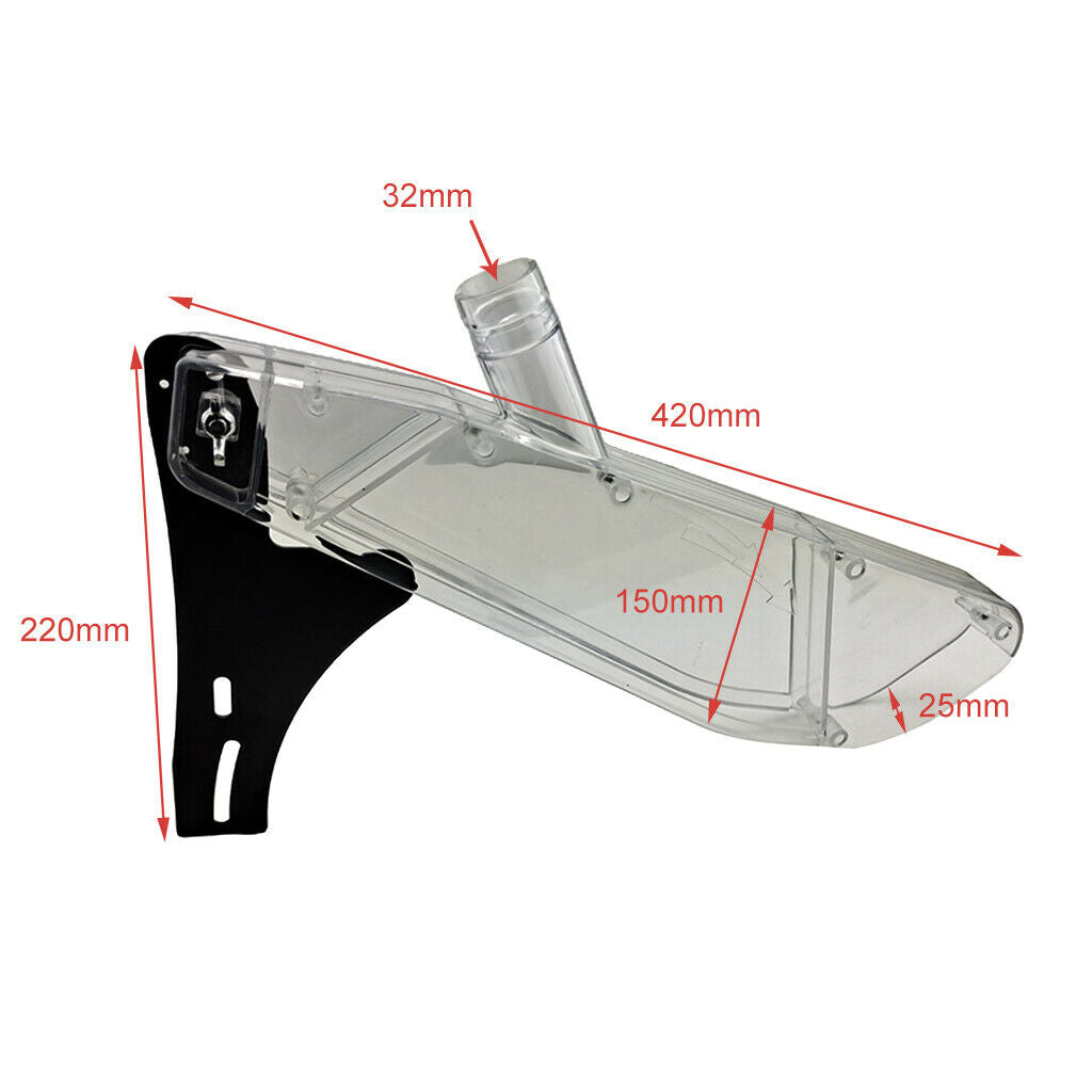 Clear Plastic Protective Stand Table Saw Cover Shield Case for 7-12" Saw