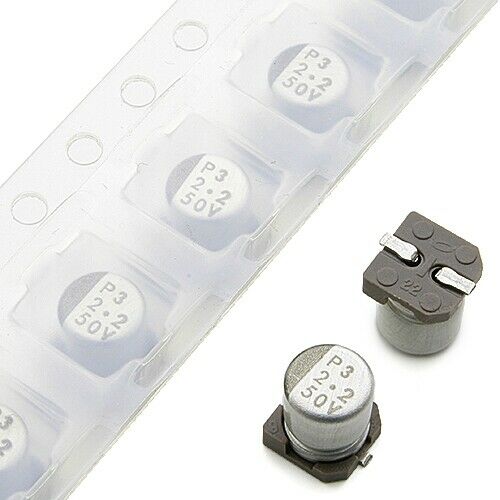[200pcs] UWX1H2R2MCR1GB 2.2uF 50V Electrolytic SMD