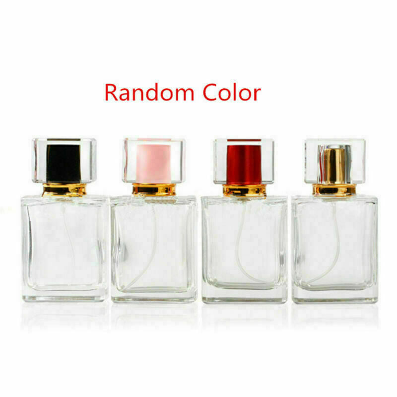 50ml Clear Glass Empty Perfume Spray Bottle Atomizer Refillable Makeup Dispenser