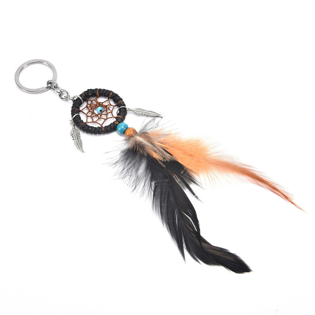 Small Crafts Dream Catcher With Feathers Wall Hanging Decoration.l8