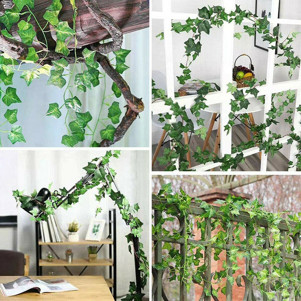Pack of 12 86.4Ft Artificial Ivy Leaves Vines Garland Greenery Decoration