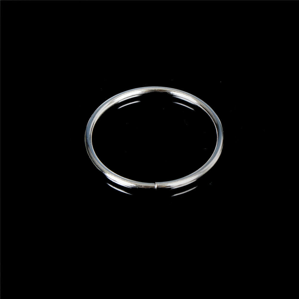 2Pcs Magic Ring and Chain Cool MagicBDrick Props Metal Knot Ring On Chai.l8
