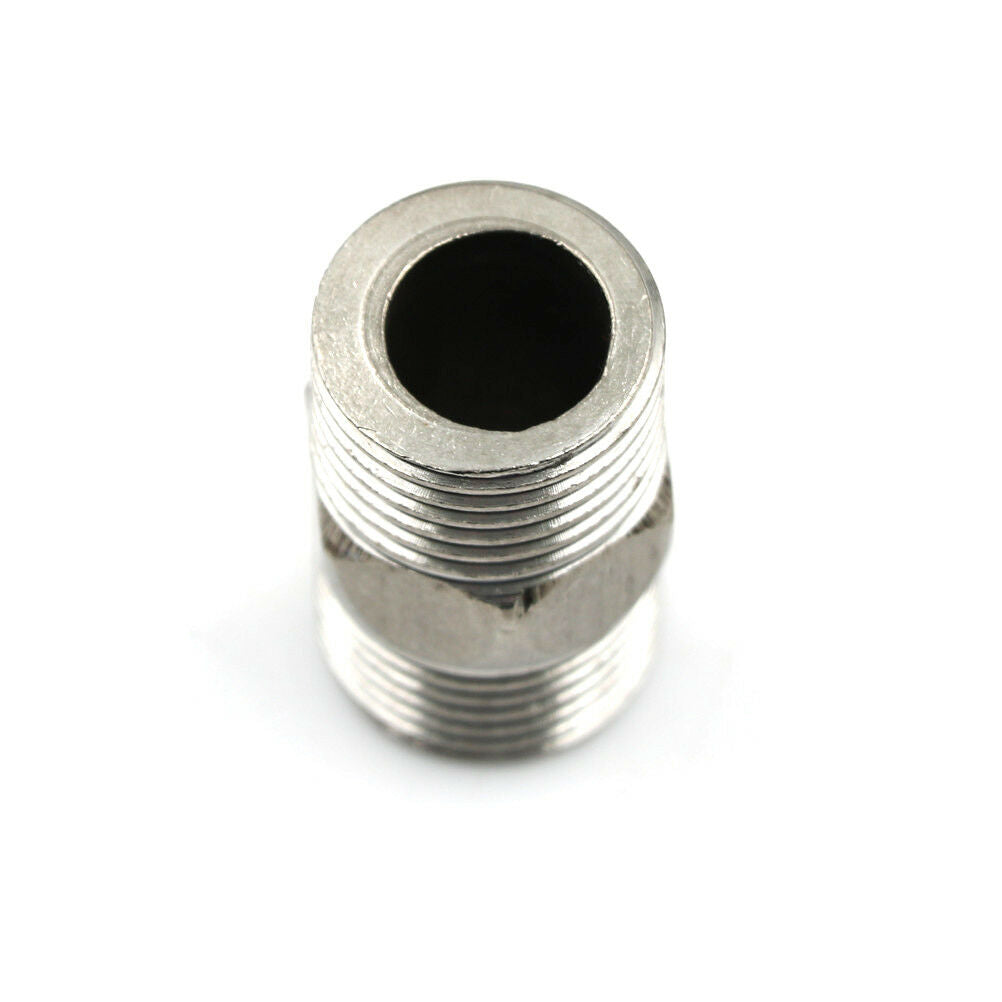 1/2" Male x 1/2" Male Hex Nipple SS 304 Threaded Pipe Fitting NPT kC.l8