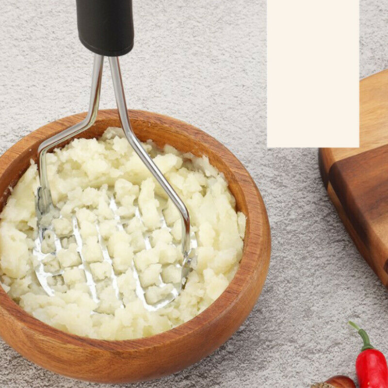 Hand Held Mashed Potatoes Crusher Puree Juice Maker Kitchen Fruit Vegetab.l8