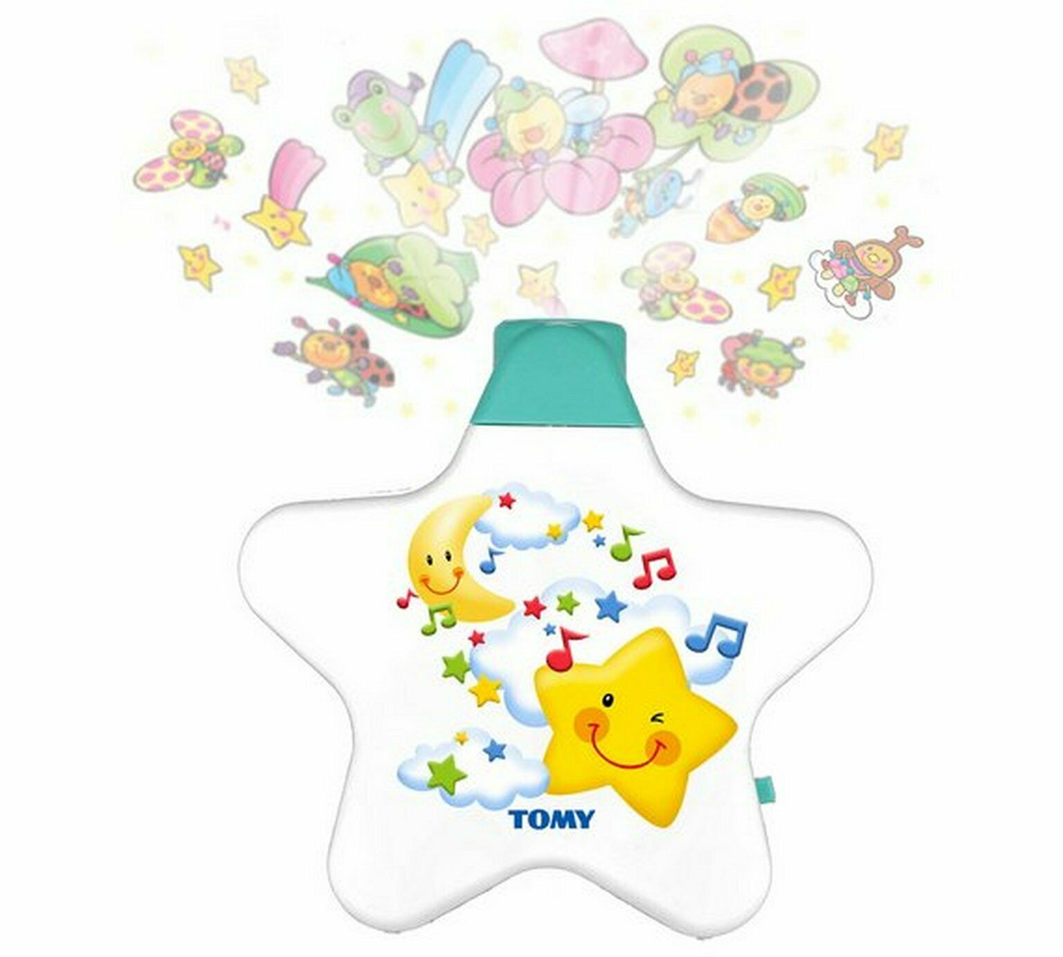 Y7585 Starlight Dreamshow: White Kids Childrens Bedtime Dreamshow Baby 0+ Months