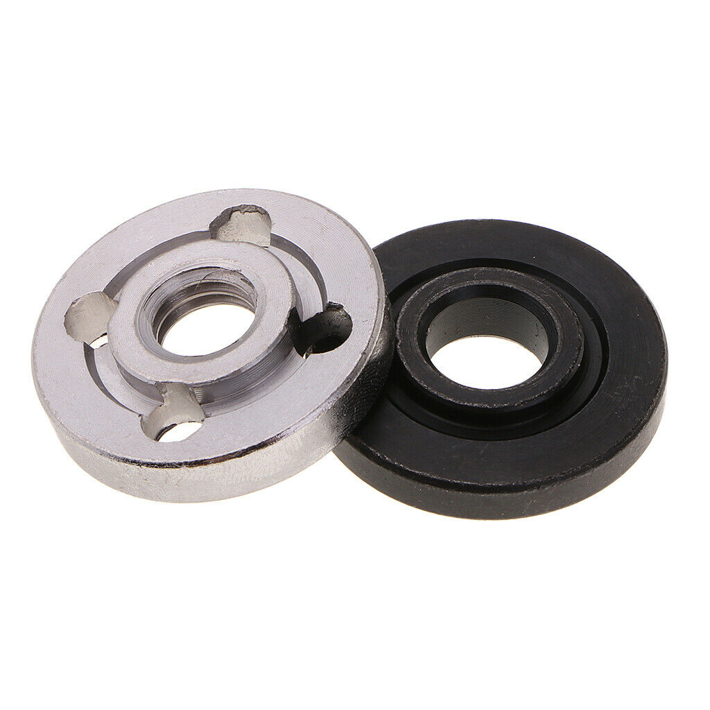 6Pcs Round Clamp Flange Lock Nut & Grinder Flange Nut for 100 Angle Grinders