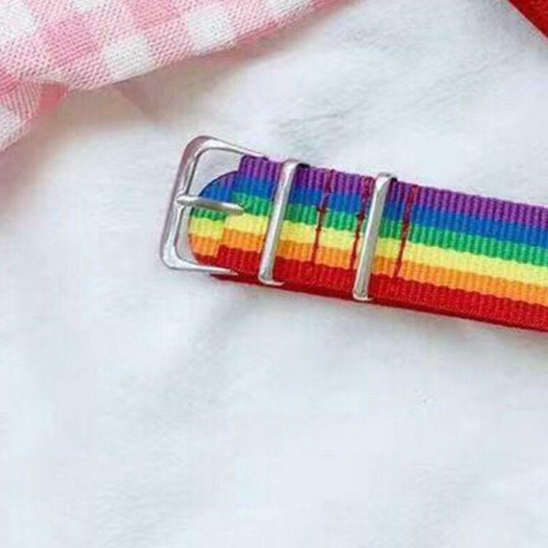 Couples Rainbow Bracelet Adjustable Women Girls Wristband Colorful Bracelets
