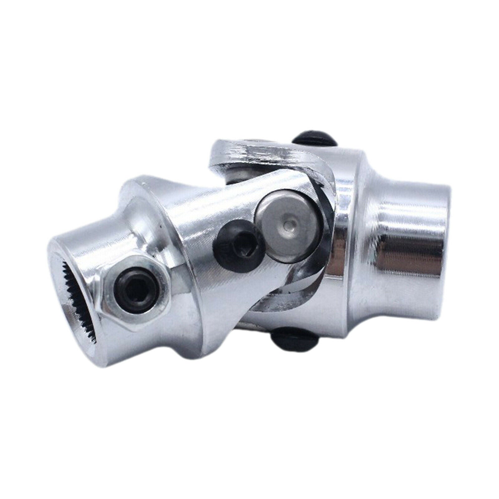 Car Chrome Round Single Steering Shaft 3/4"-36 Spline 3/4" DD 1x Replacement