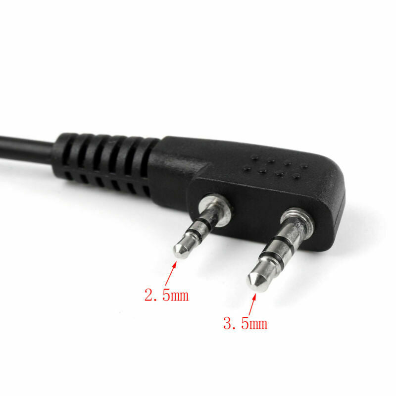 1x G-Shape Earpiece Headset PTT MIC For Kenwood RETEVIS BaoFeng UV5R H777 888s B
