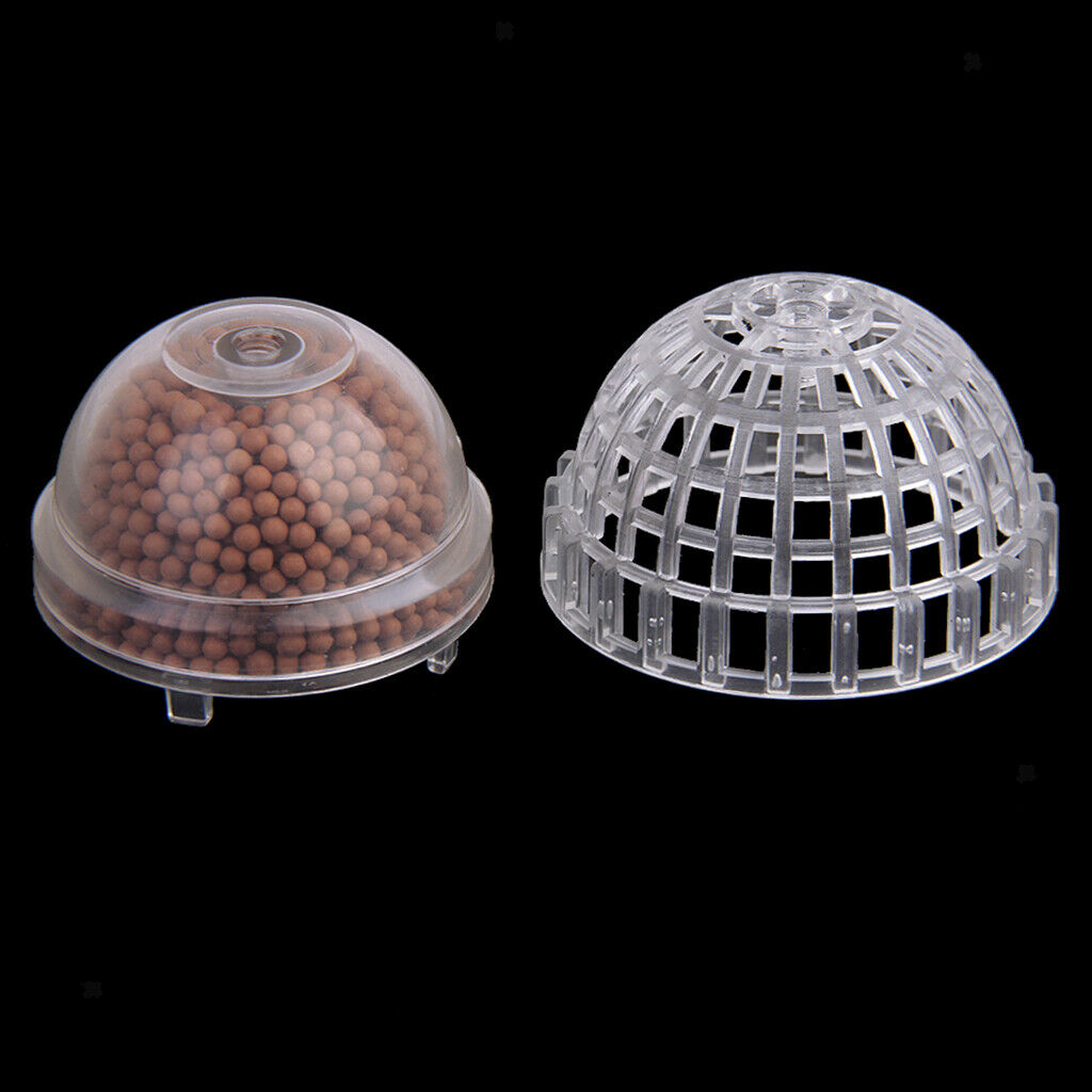4pcs Dia. 5cm Aquarium Fish Tank Media Live Plant Moss Ball Filter Filtration