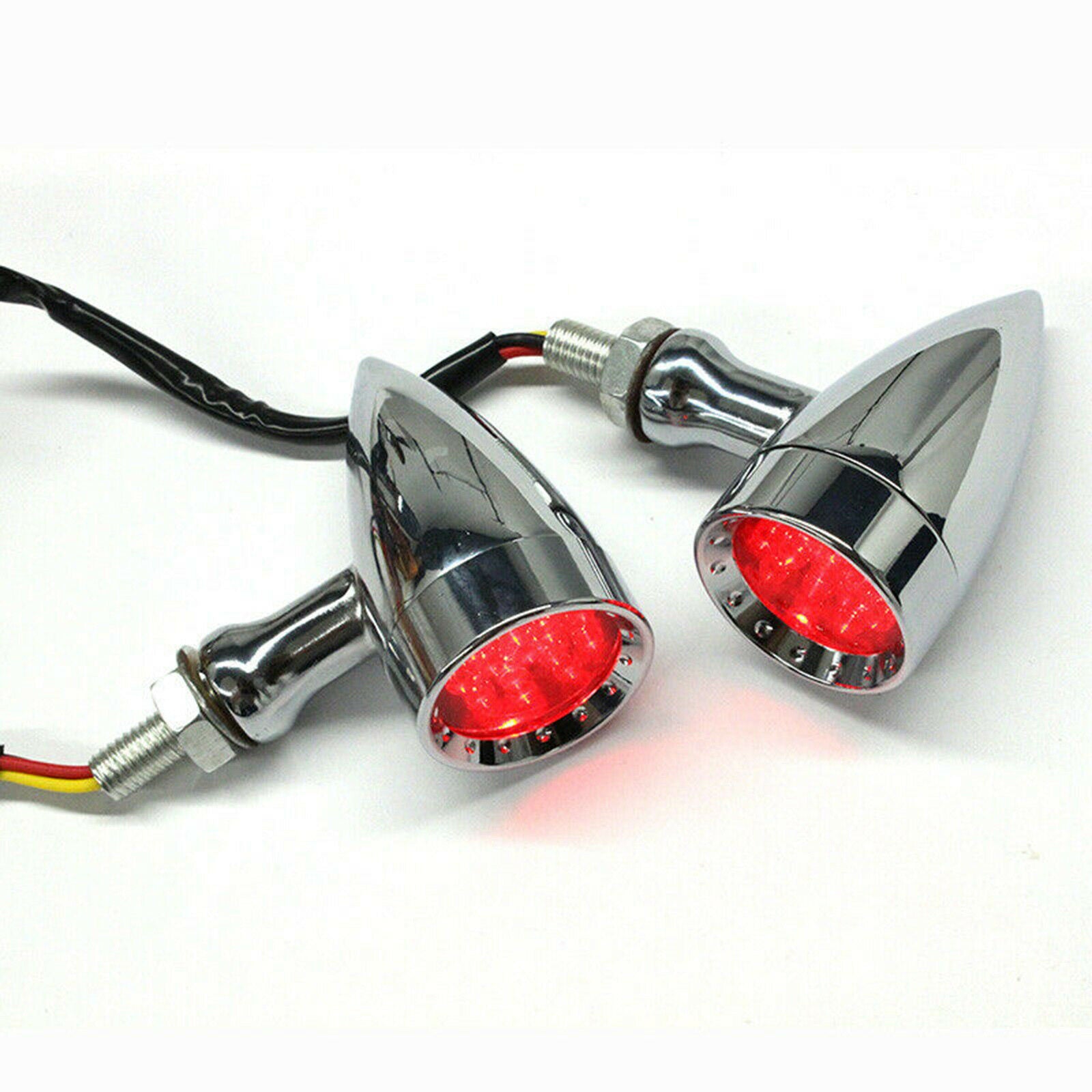 Turn Signal Light Anti-scratch Durable Motorcycle Scooter Indicators Red
