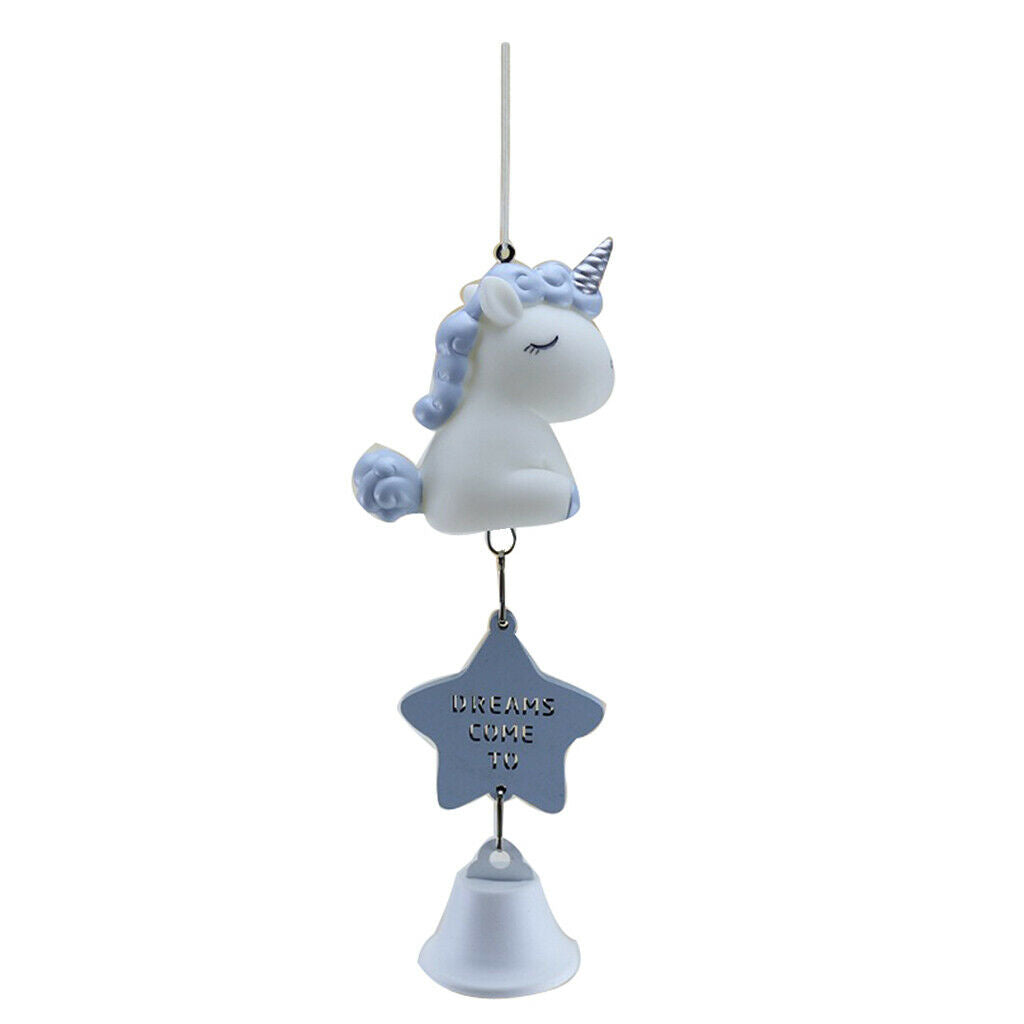 Cartoon Animal Wind Chime Windbell for Garden Yard Living Room Shop Blue