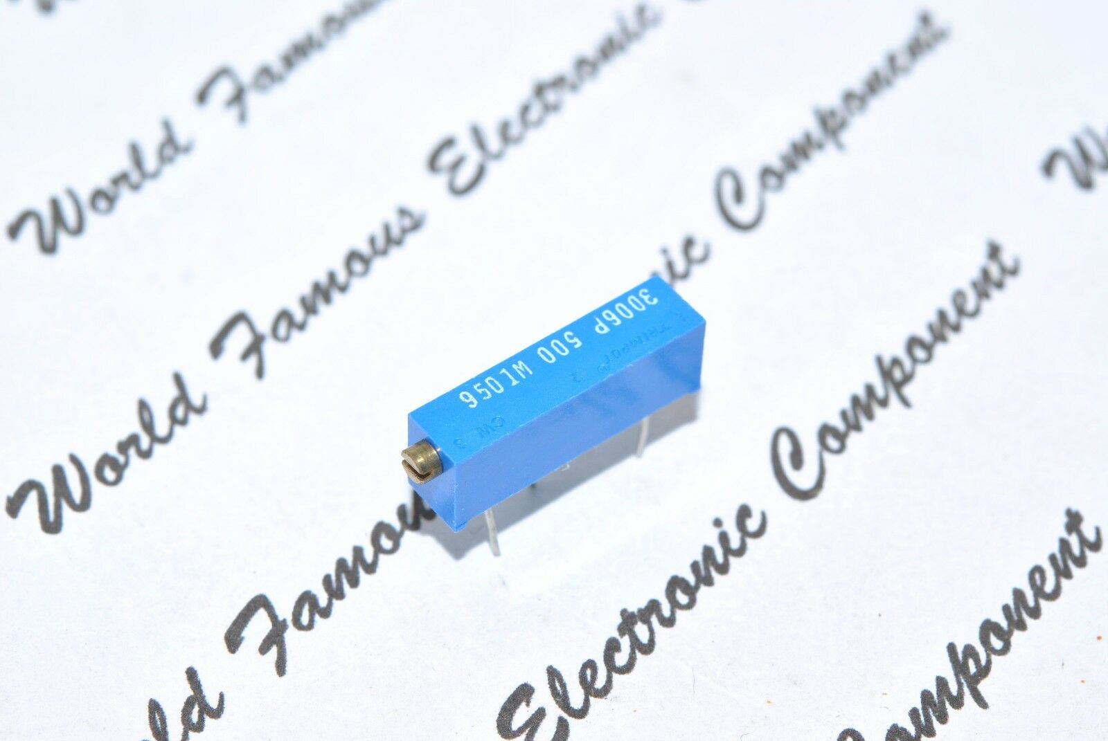 1pcs-BOURNS 50R (50 ohm) 3006P Multiturn 15 Turns Potentiometer/Trimmer-TRIMPOT