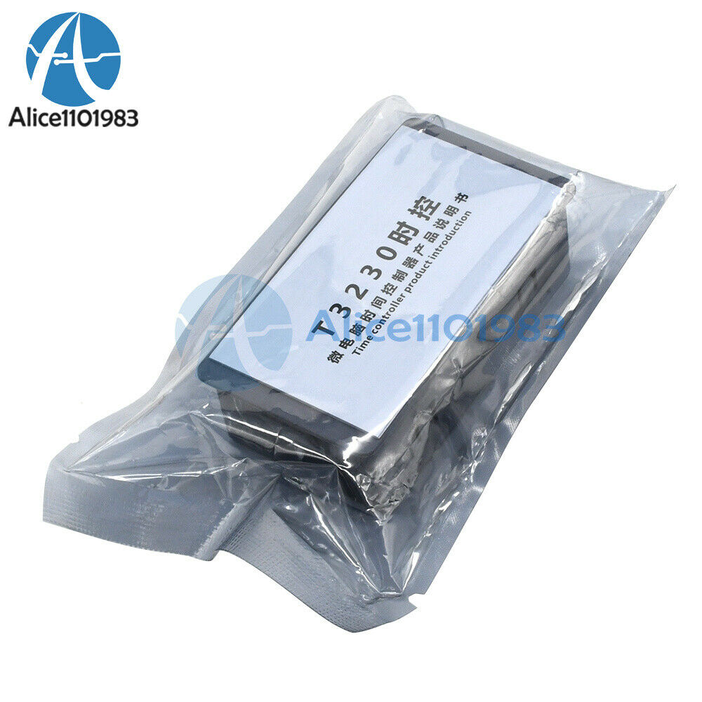 DC 12V AC 110-220V LED Dual Display Cycle Timing Delay Relay Module 0-999 Hours