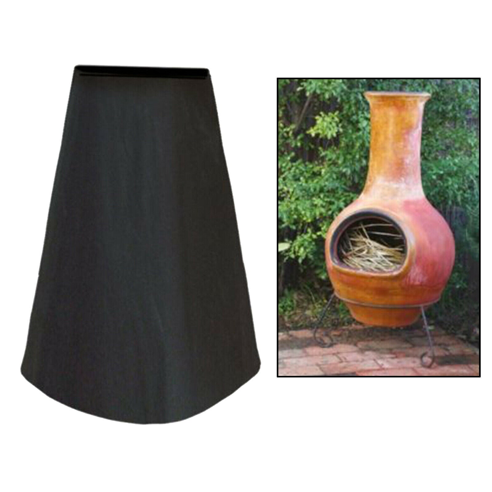 Chiminea Cover Waterproof Chiminea Fire Pit Covers for Outside,Sturdy Reusable