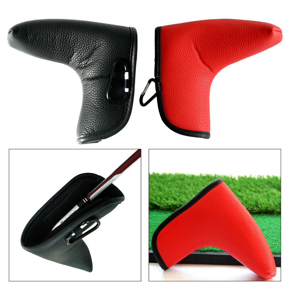 2Pcs Lightweight Golf Putter Head Cover Club Cover Sleeve for Golf Club
