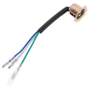 Motorcycle Headlight Socket Extention Bulb Holder Adapter Plug Wire