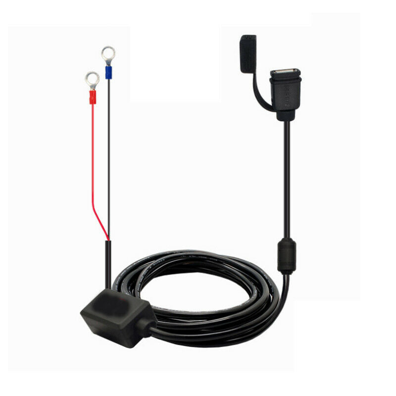 Motorcycle Single USB Waterproof Charger Phone Charging Cable Accessories 5V3.4A