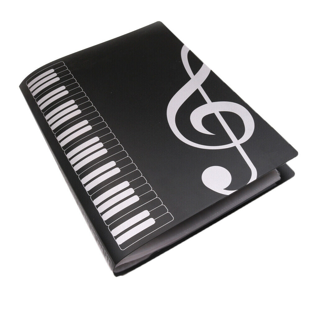 40 Page Sheet Music Folder File Paper Storage for Students Adults Pianist Music