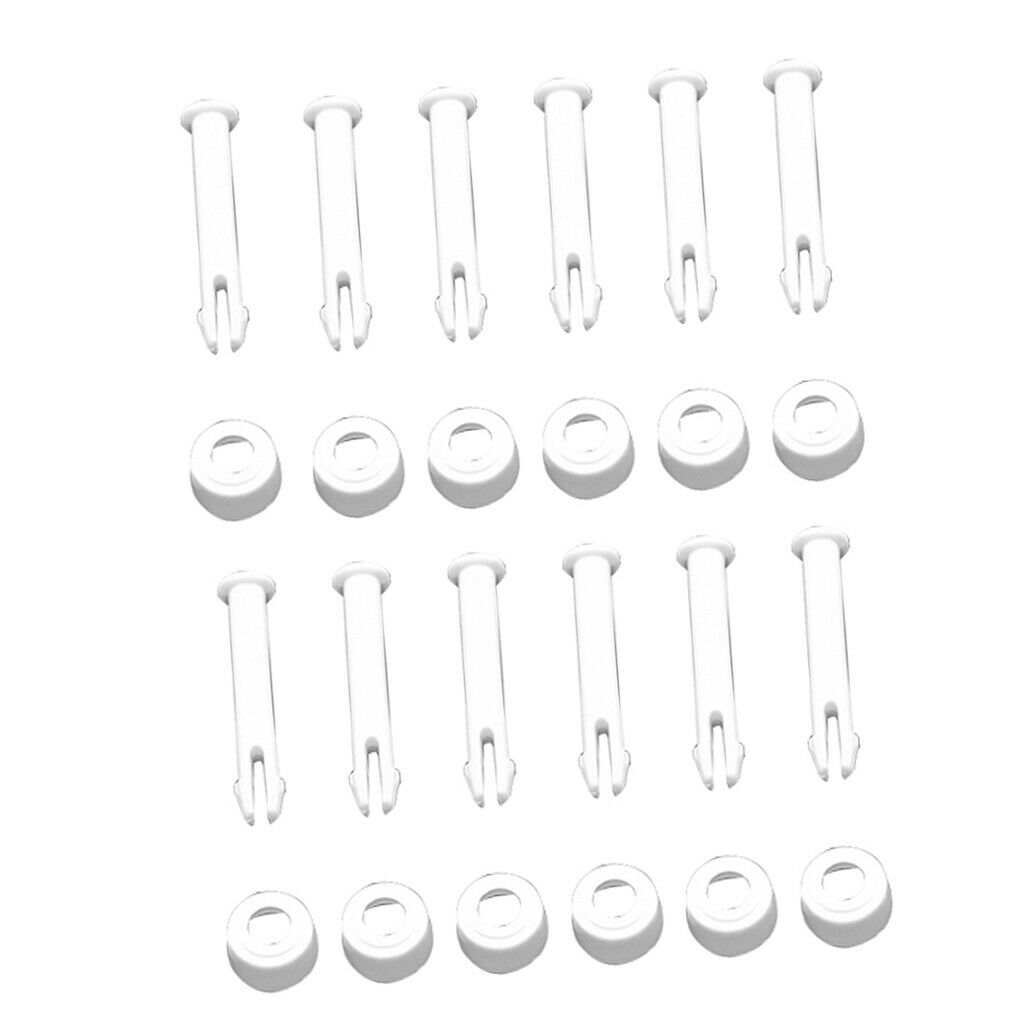 Replace 36x 2.36 "plastic Pool Connector Pins And Rubber Gasket for