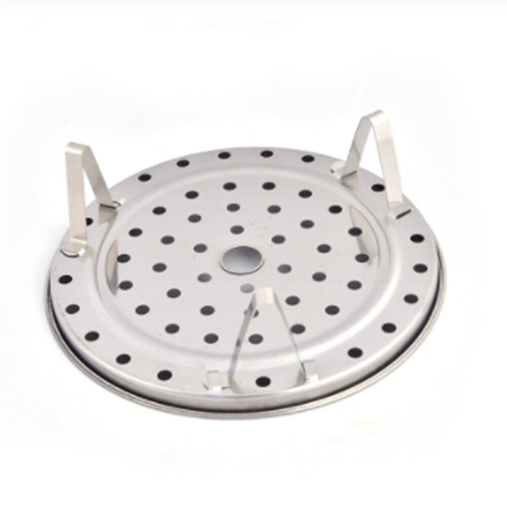 3pcs Stainless Food Steamer Steaming Rack Kitchen Steamer Tray Stand Basket