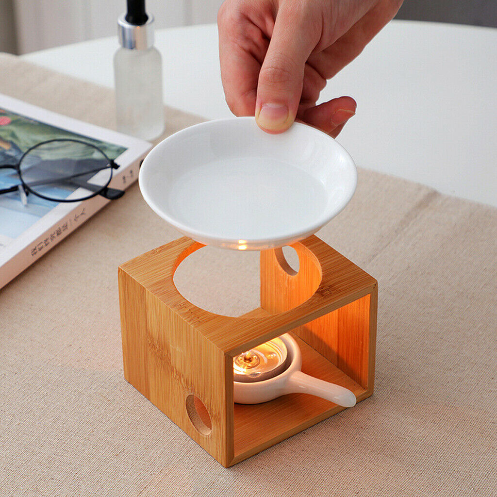 Essential Oil Burner Wax Melt Burner Aroma Oil Warmer Spa Yoga Home Decor