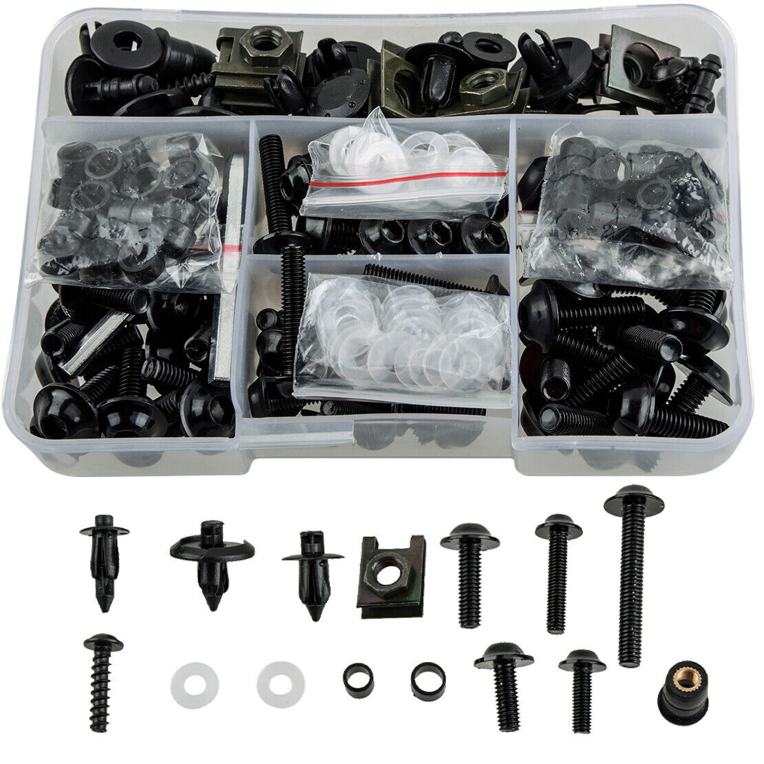 Complete Fairing Bolt Kit Screws Fit For Ducati 1098 1198 999 Kawasaki Ninja 300