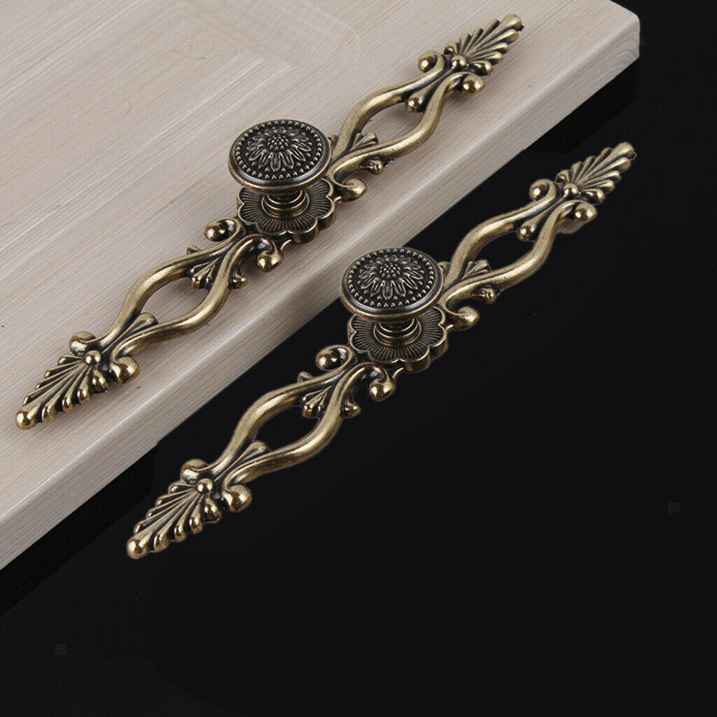 Beautiful Dresser Cabinet Door Pull Handle for Home Office Ornament Bronze