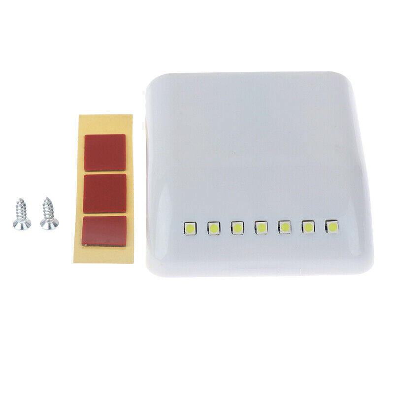 7 LED Wireless PIR Motion Sensor Night Light Cabinet Stair Lamp Battery P.l8