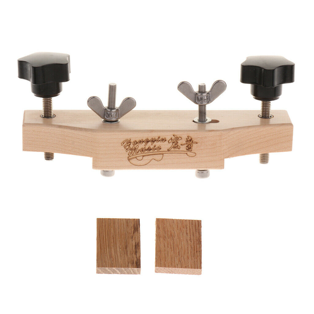 Guitar Bridges Clamp Set + Pegs Pin String Instrument Repair Miantenance Kit
