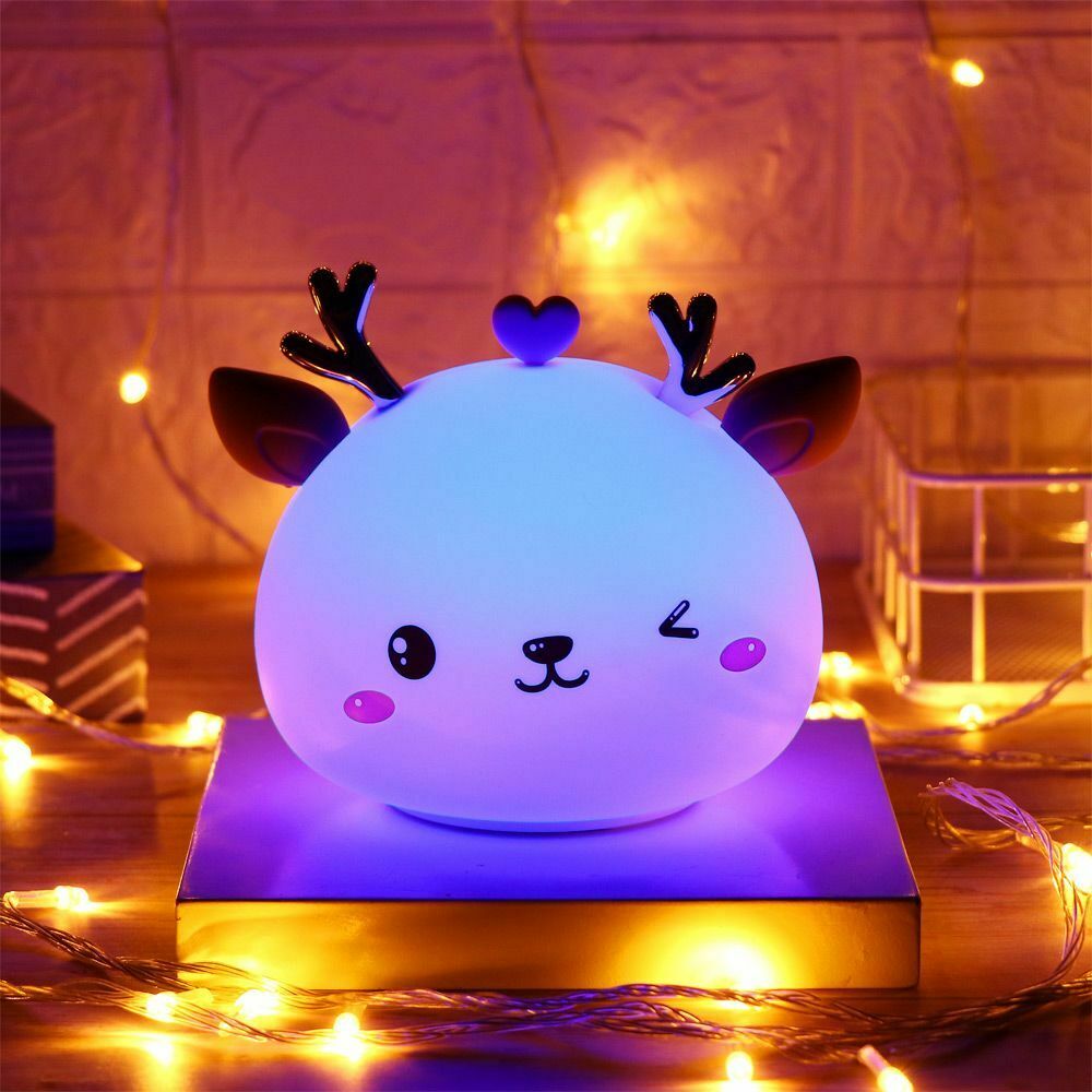 Gift For Kids Children Baby LED Light Bedroom Lamp Night Light Table Lamp