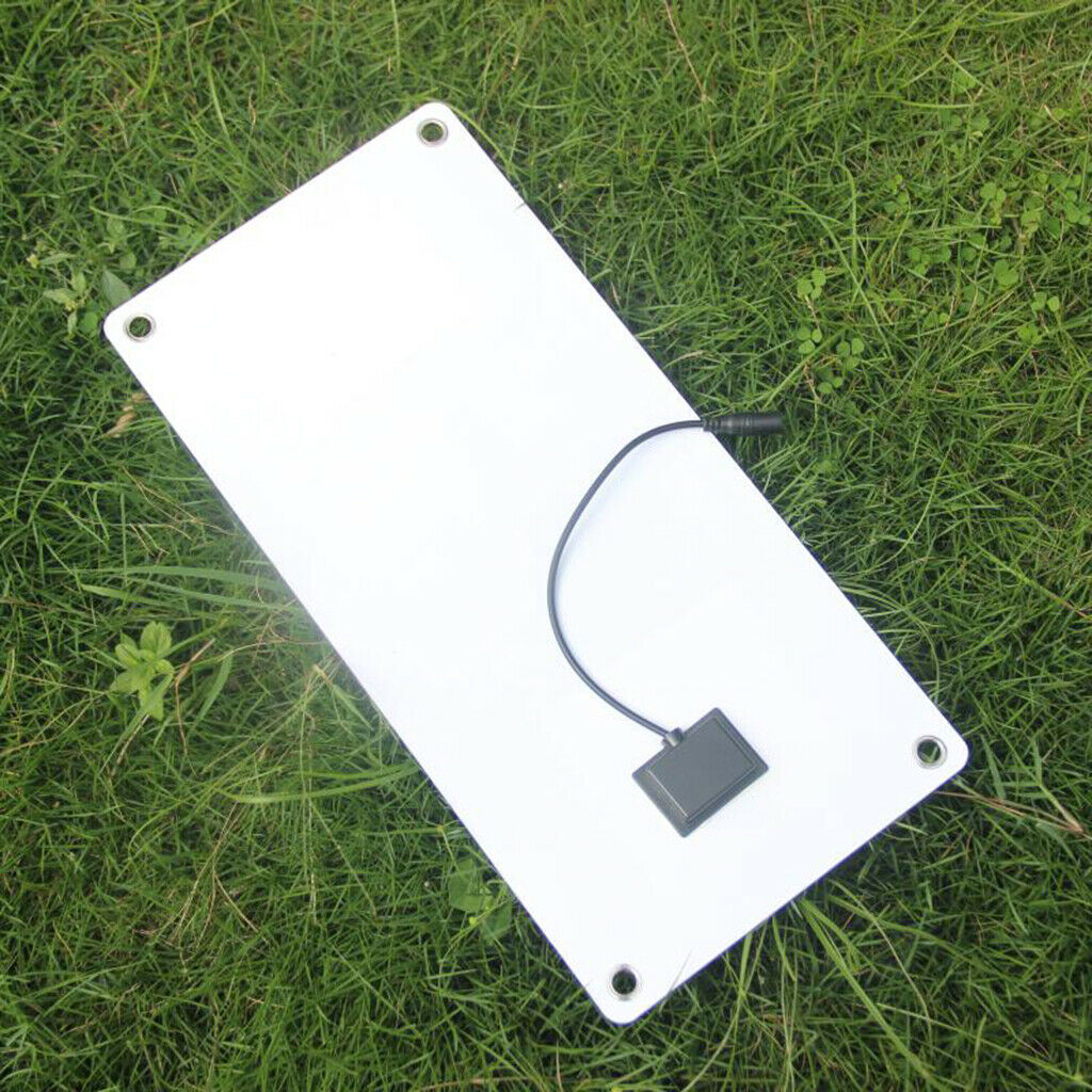 12V 8.5W Solar Panel For Boats Car Battery Alligator Clips & Lighter Cable