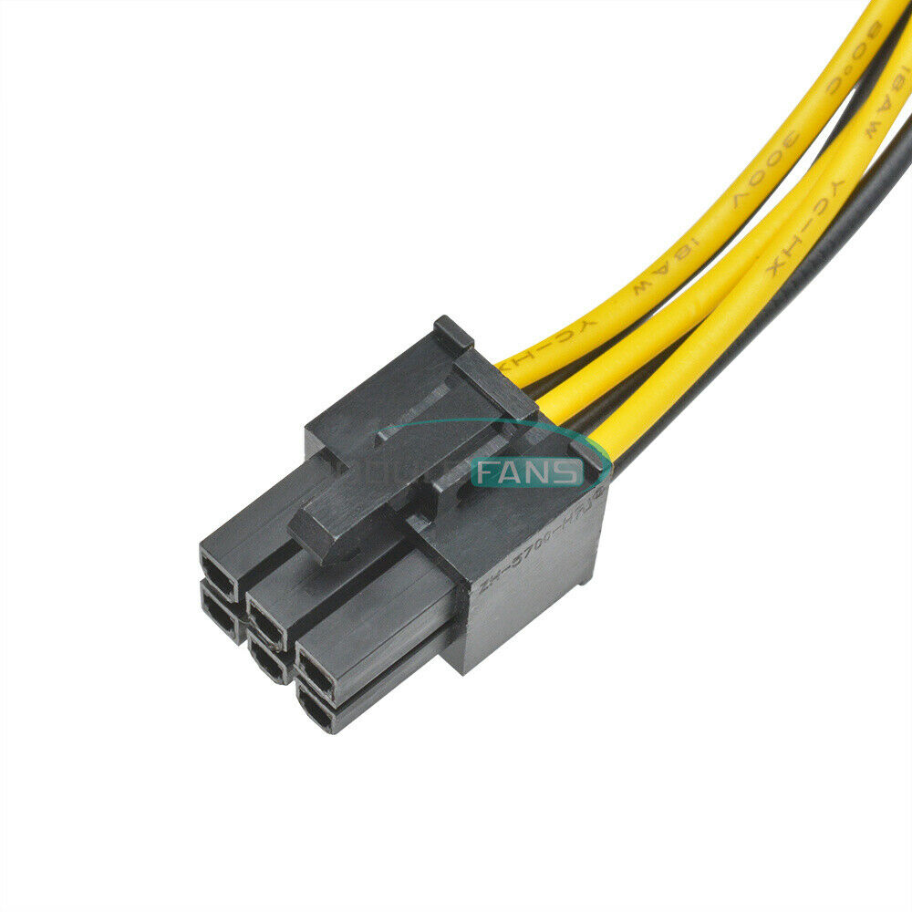 Mini PCI-E 6-Pin Male to PCI-E Express Female Power Extension Cable Adapter Cord